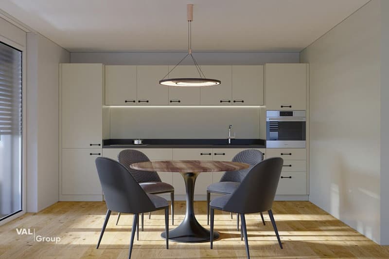 Appartement attractif de 3,5 pièces au dernier étage - vivre avec une vue (4)
