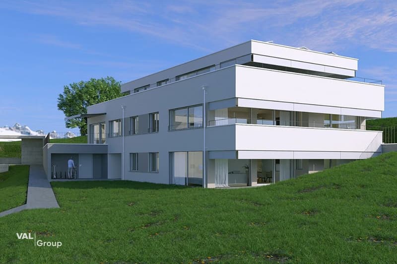 Moderne 4.5 Zimmerwohnung im Erdgeschoss - Komfortables Wohnen in ruhiger Lage (2)
