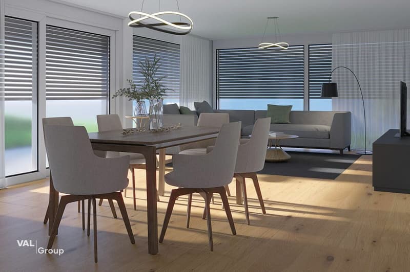 Moderne 4.5 Zimmerwohnung im Erdgeschoss - Komfortables Wohnen in ruhiger Lage (6)