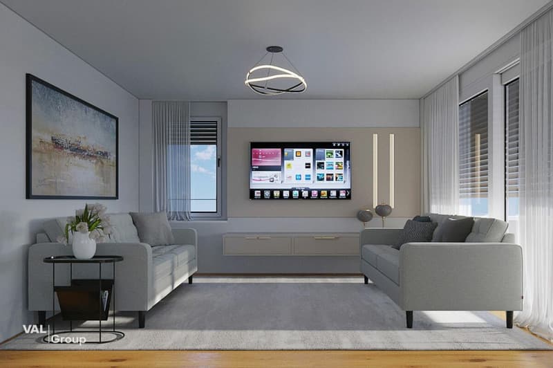 Vivre au-dessus des toits de Brig-Glis : Appartement spacieux de 141 m2 avec style, charme et vue imprenable (4)