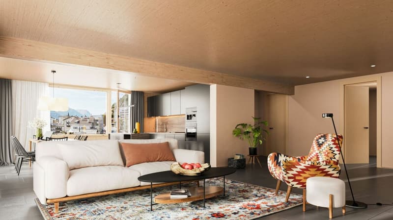 Aussergewöhnliche 5.5-Zimmer Attikawohnung in Steg (11)