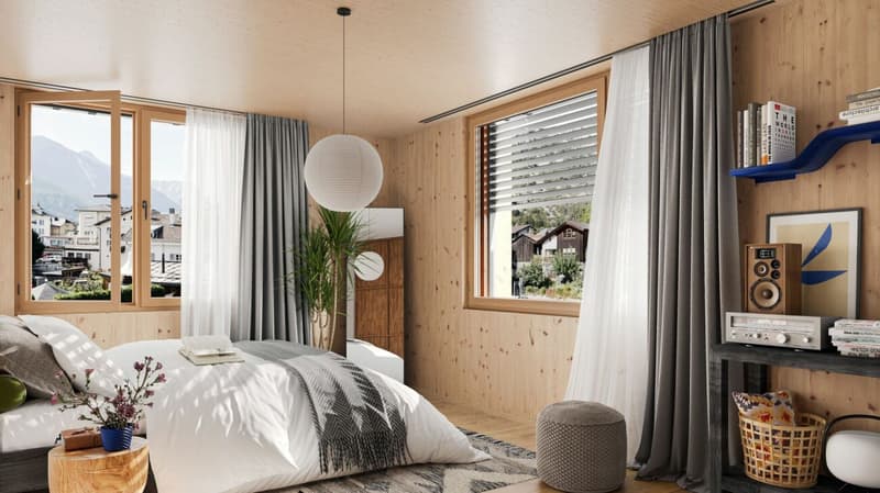 Aussergewöhnliche 5.5-Zimmer Attikawohnung in Steg (10)