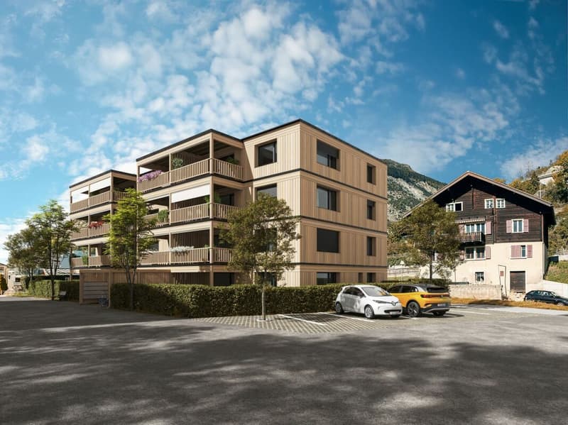 Appartement d'attique exceptionnel de 5,5 pièces à Steg (2)