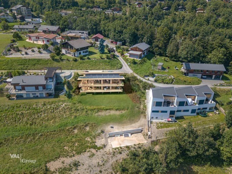 Luce, ambiente pacifico e vista mozzafiato per questo progetto Minergie-P (8)