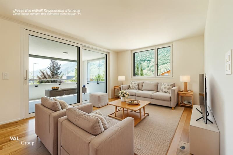 Your new home in Visp-West: Modern 3.5-room apartment (1)