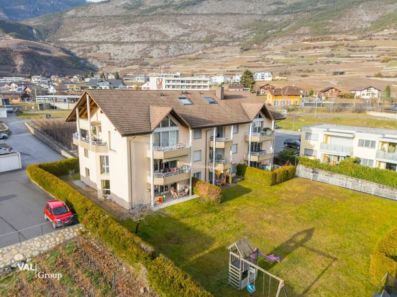 Well-maintained garden apartment in the wine paradise of Salgesch (13)