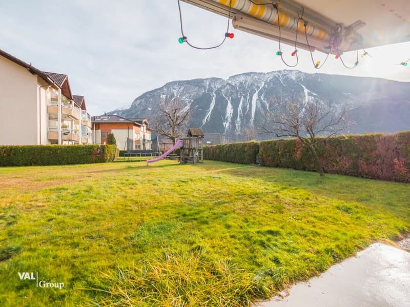 Well-maintained garden apartment in the wine paradise of Salgesch (11)