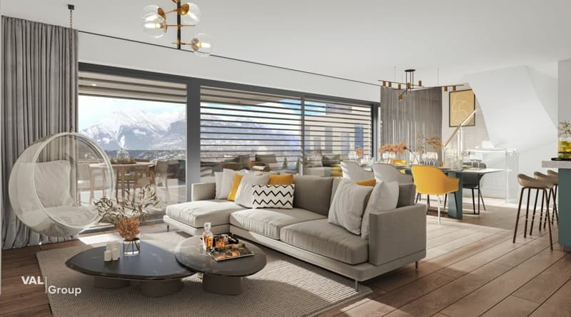 Contemporary villa with panoramic views of the Rhone Valley (8)