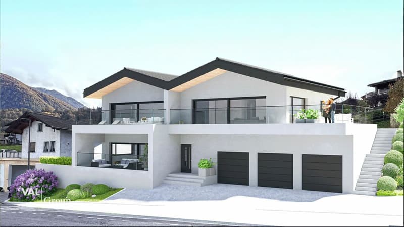 Terreno ideale per un progetto di 3 appartamenti, permesso in vigore (1)