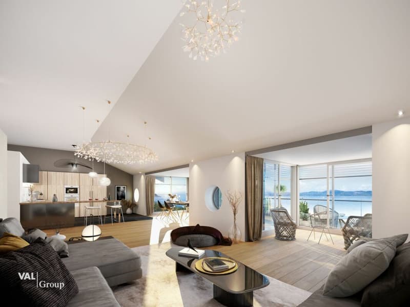 Lakeside, unique panorama - a high-end apartment (3)