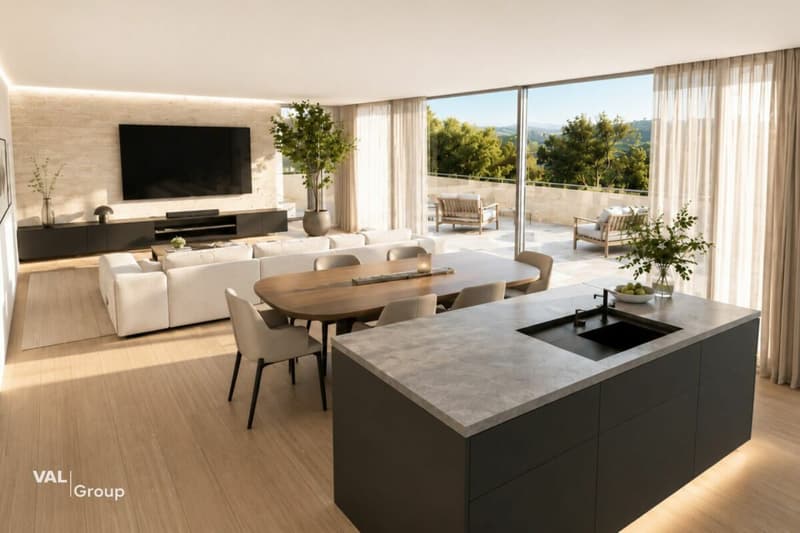 Splendid attic, with two beautiful terraces and private garden on the ground floor (2)