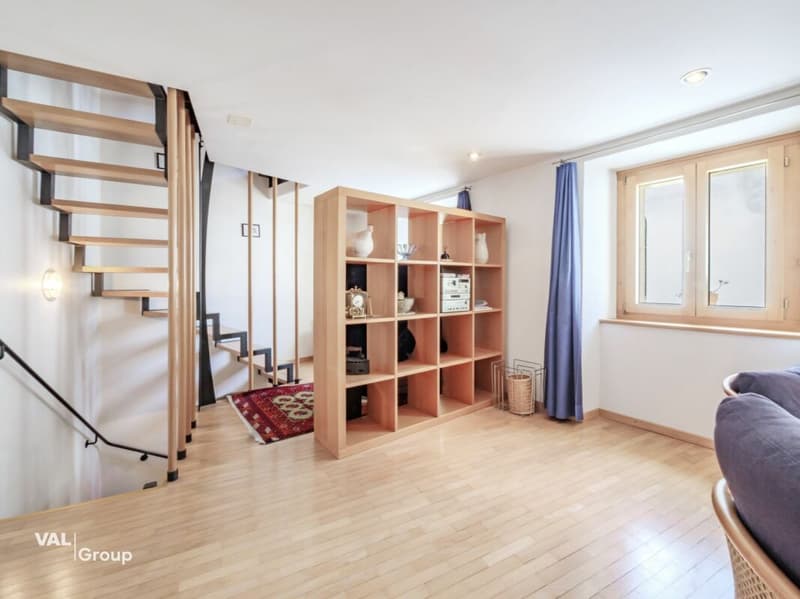 Individual living on four levels in the center of Leuk (5)
