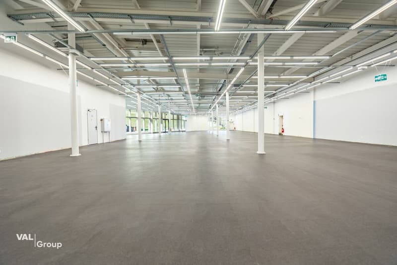 Moderne Gewerbehalle im Fachmarkt «Dreispitz» (11)