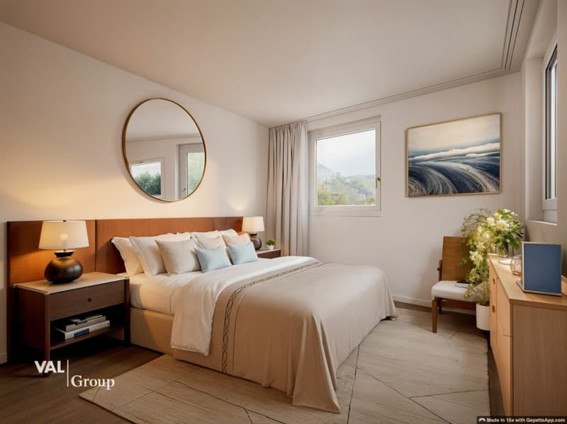 Beautiful 4.5-room apartment bright and spacious in the heart of the village (6)