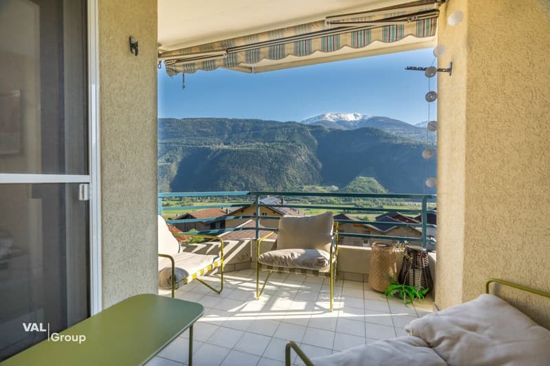 Un foyer avec calme, soleil et panorama de montagne (16)