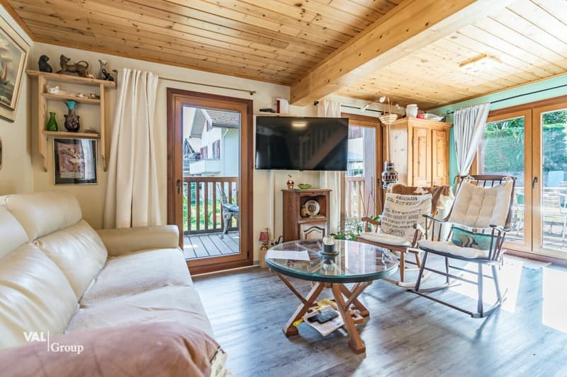 Charming small chalet with spacious garden, in the heart of the village (2)