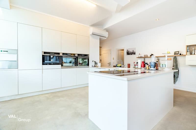Exclusive 4.5-room attic apartment with lift directly into the apartment and large panoramic terrace in Visp (3)