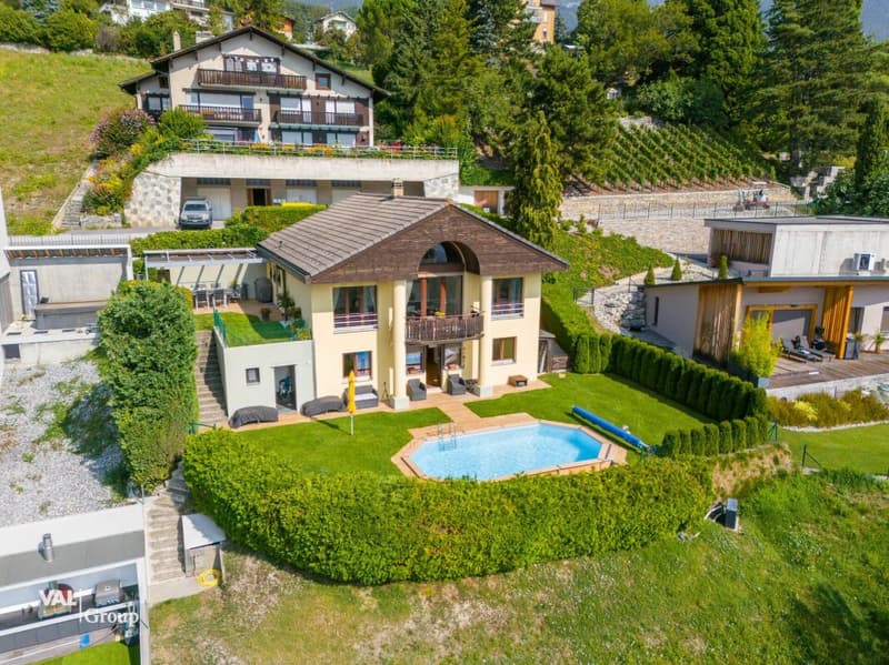 Villa mit Charme und Panoramablick und Pool in Venthône (19)