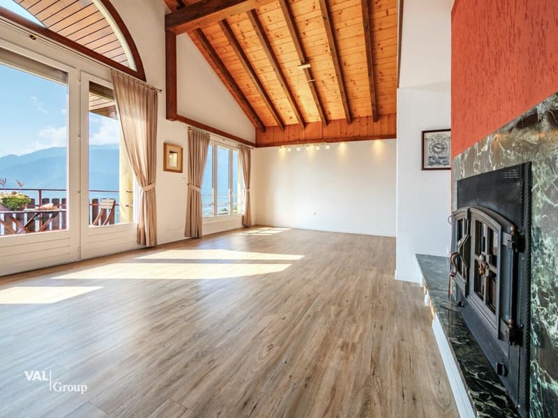 Villa mit Charme und Panoramablick und Pool in Venthône (3)