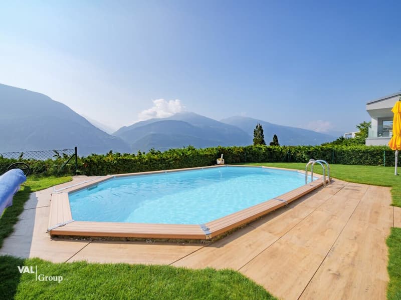 Villa mit Charme und Panoramablick und Pool in Venthône (15)
