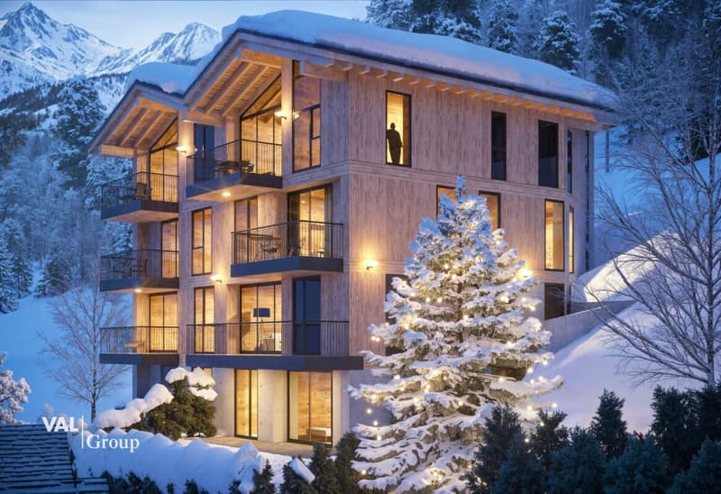 Residenz Le Roc: Luxuriöse Attikawohnung mit 5-Sterne-Komfort und Bergpanorama (3)