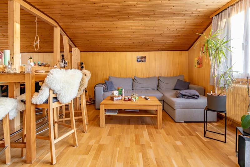 5.5-room attic apartment in Bellwald - spacious, quiet, with mountain view (4)