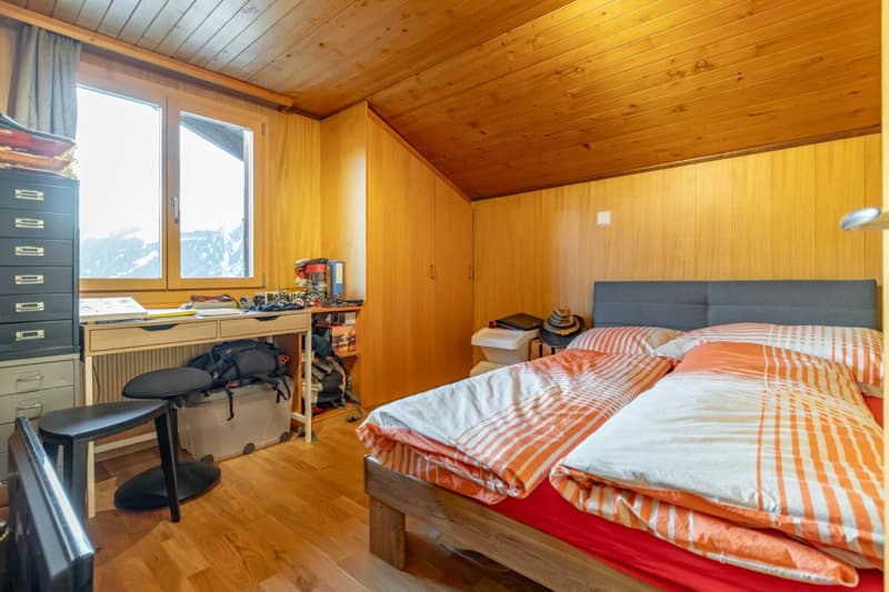 5.5-room attic apartment in Bellwald - spacious, quiet, with mountain view (10)