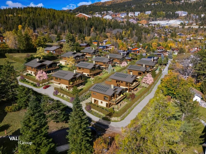 Habiter au coeur des Alpes suisses : "Les Perles" (1)