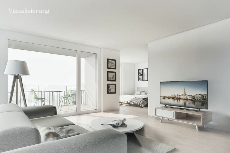Moderne urbane 2.5-Zimmer Neubauwohnung im Enge Quartier (1)