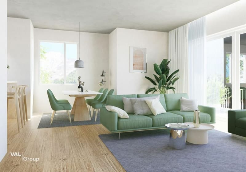 Exklusive Attikwohnung - Wohnen mit alpinem Charme im Tschäggättuhuis (3)