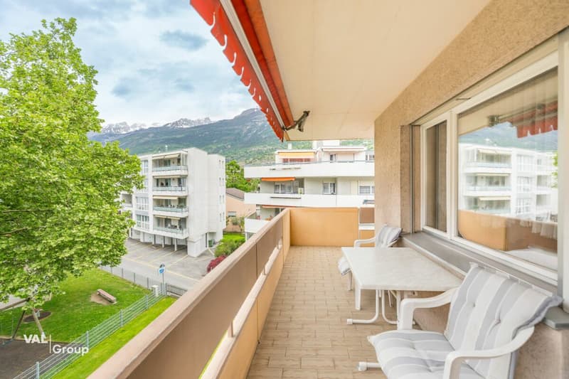 4.5-Zimmer, Balkon, Bergpanorama - zentral in Visp (12)