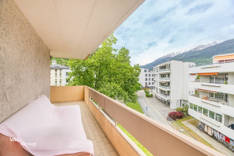 4.5-Zimmer, Balkon, Bergpanorama - zentral in Visp (14)