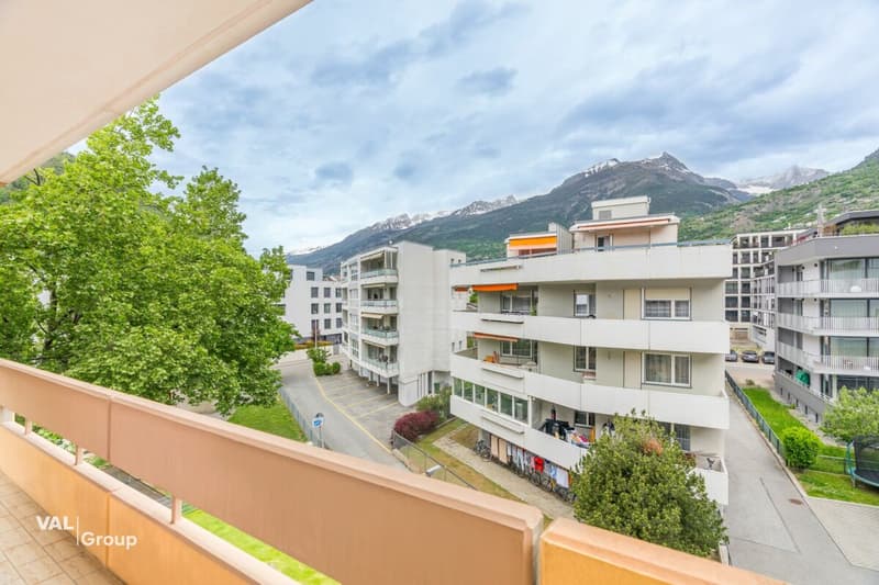 4.5-Zimmer, Balkon, Bergpanorama - zentral in Visp (15)