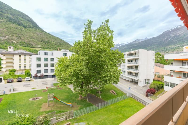 4.5-Zimmer, Balkon, Bergpanorama - zentral in Visp (13)