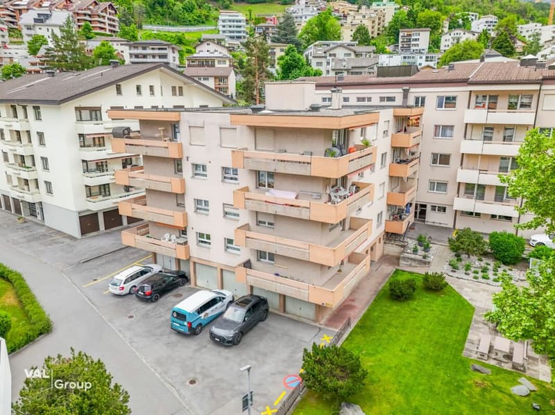 4.5-Zimmer, Balkon, Bergpanorama - zentral in Visp (16)