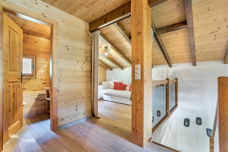 Vue, confort et bien-être! Superbe chalet meublé à La Tzoumaz (14)