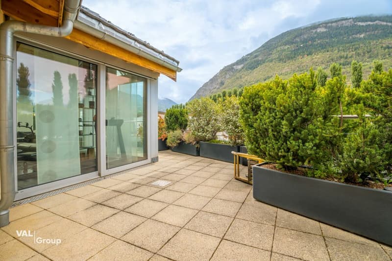 Exklusive 4.5-Zimmer-Attikawohnung mit grosszügiger Terrasse und Sauna in Visp (21)