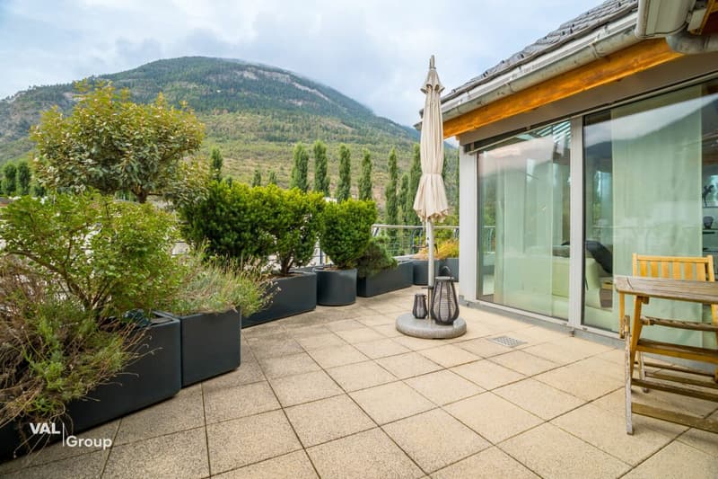 Exklusive 4.5-Zimmer-Attikawohnung mit grosszügiger Terrasse und Sauna in Visp (22)
