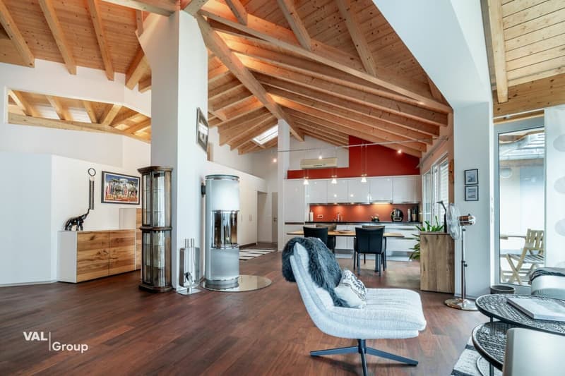 Exklusive 4.5-Zimmer-Attikawohnung mit grosszügiger Terrasse und Sauna in Visp (2)