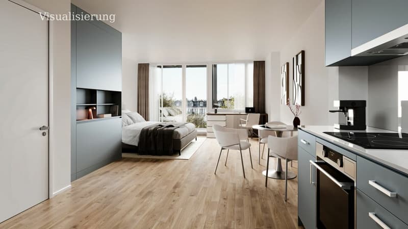 Dachgeschoss-Wohnung mit urbanem Lifestyle im Kreis 3 (1)