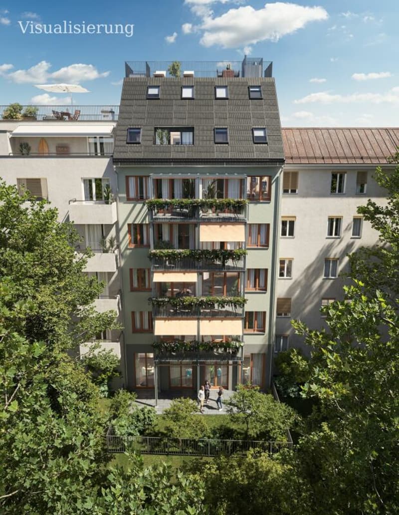 Dachgeschoss-Wohnung mit urbanem Lifestyle im Kreis 3 (2)