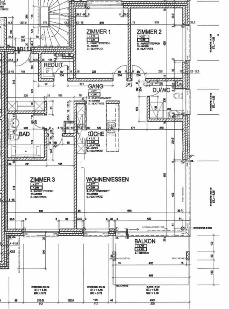 Grundriss Wohnung
