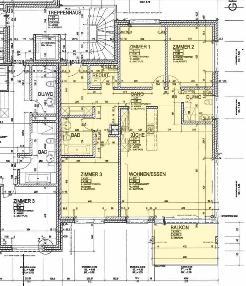 Grundriss Wohnung