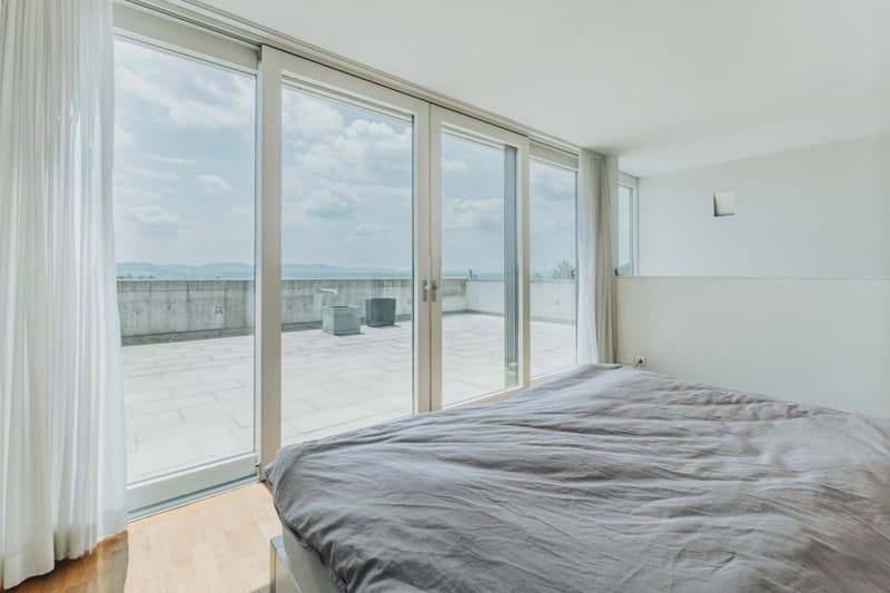 Schlafzimmer mit Terrasse