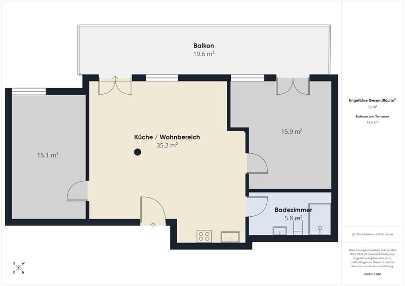 Premier occupation après rénovation de base – Appartements modernes 3.5 pièces avec finition de haute qualité (10)