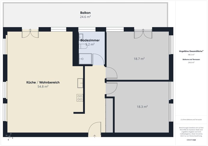 Premier occupation après rénovation de base – Appartements modernes 3.5 pièces avec finition de haute qualité (12)