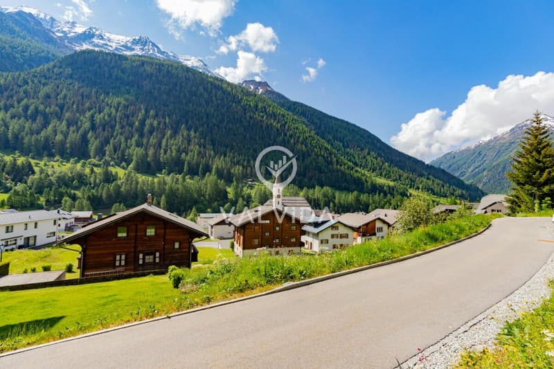 Building plot in Kippel with a view of the Bietschhorn (4)