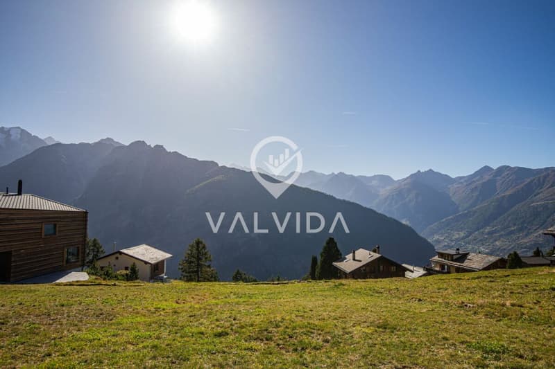 Building land in sunny location in Gspon (3)