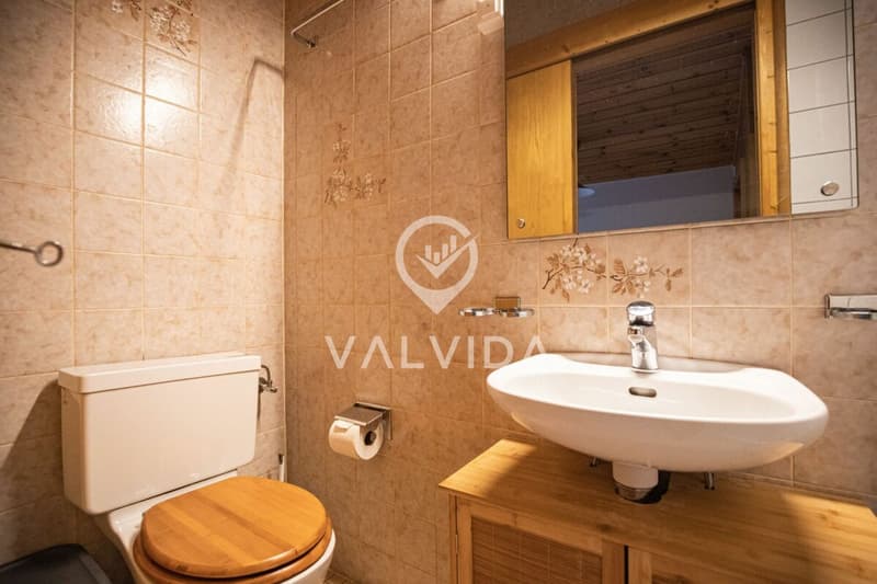 Incantevole appartamento duplex 3.5 locali con vista imprenabile ad Albinen (11)