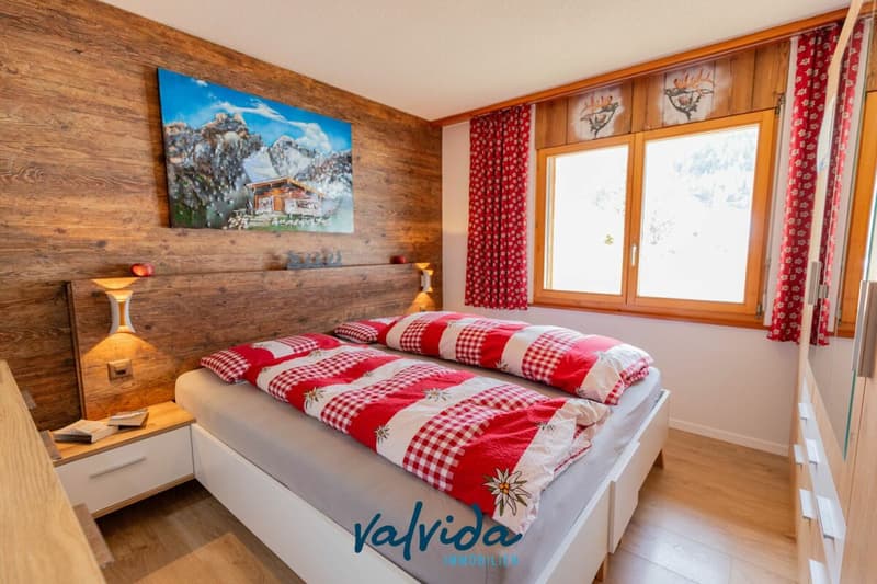 Bijou rénové avec amour avec vue panoramique à Leukerbad (5)